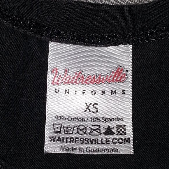 WingHouse Waitress Uniform Short Crop Top - Picture 3 of 6